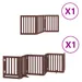 vidaXL barrière pour chien Bois