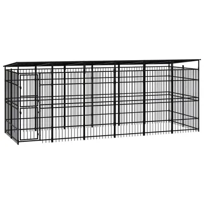 vidaXL chenil pour chiens Acier vidaXL chenil pour chiens Acier