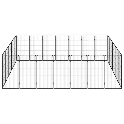 vidaXL parc pour chiens Acier