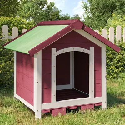 vidaXL chenil pour chiens Bois de pin
