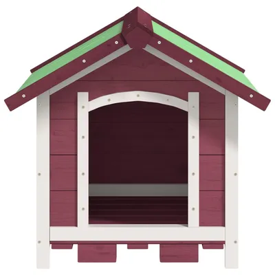 vidaXL chenil pour chiens Bois de pin