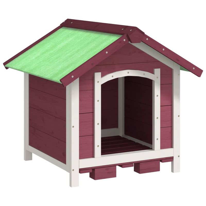 vidaXL chenil pour chiens Bois de pin