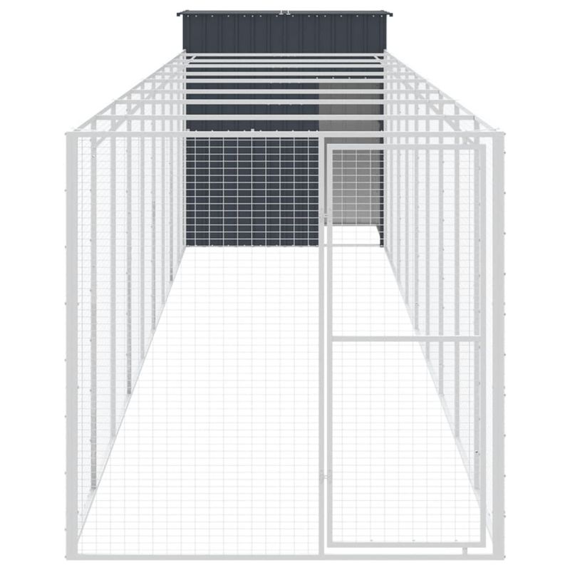 vidaXL niche pour chien Acier
