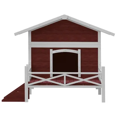 vidaXL chenil pour chiens Bois de pin