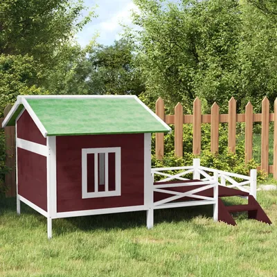 vidaXL chenil pour chiens Bois de pin