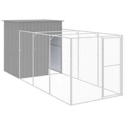 vidaXL niche pour chien Acier