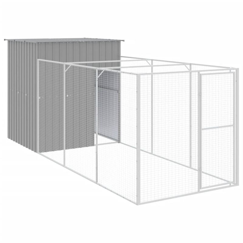 vidaXL niche pour chien Acier