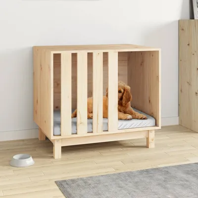vidaXL maison pour chien Bois de pin