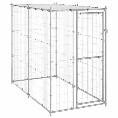 vidaXL niche pour chiens Acier vidaXL niche pour chiens Acier