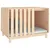 vidaXL maison pour chien Bois de pin