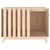 vidaXL maison pour chien Bois de pin