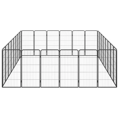 vidaXL parc pour chiens Acier