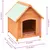 vidaXL niche pour chien Bois de pin