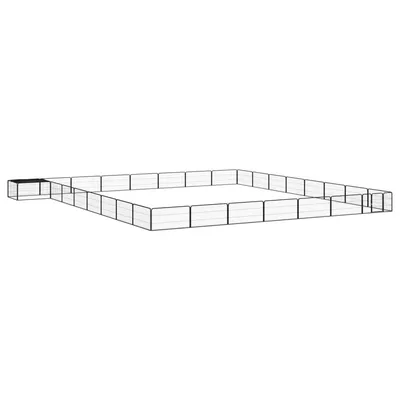 vidaXL parc pour chiens Acier