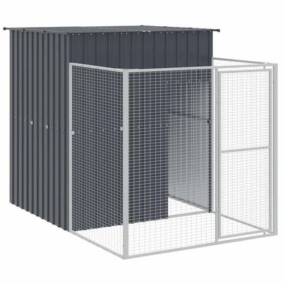 vidaXL niche pour chien Acier
