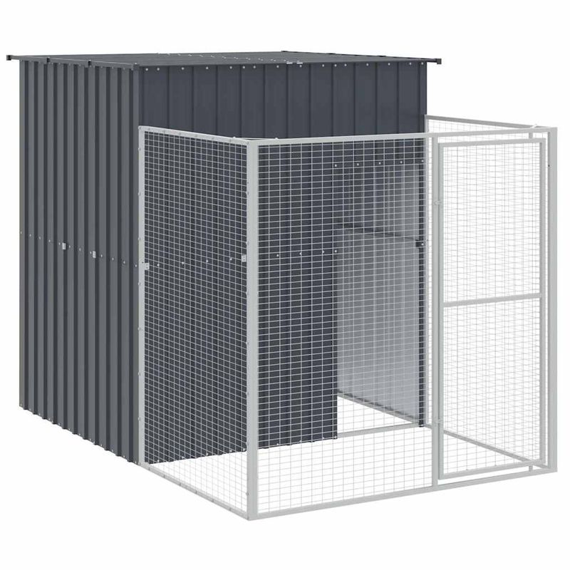 vidaXL niche pour chien Acier