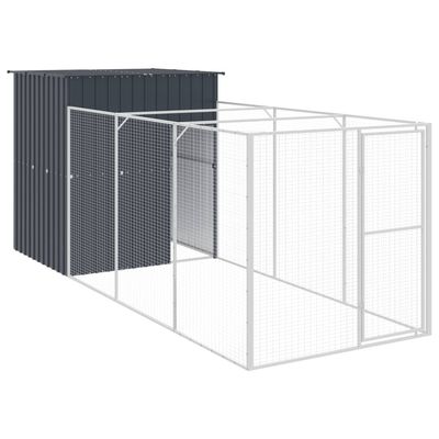 vidaXL niche pour chien Acier