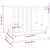 vidaXL maison pour chien Bois de pin