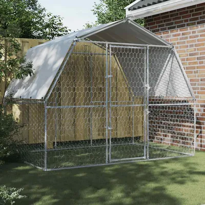 vidaXL cage pour chien Acier