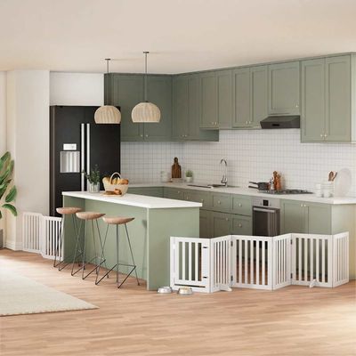 vidaXL barrière pour chien Bois