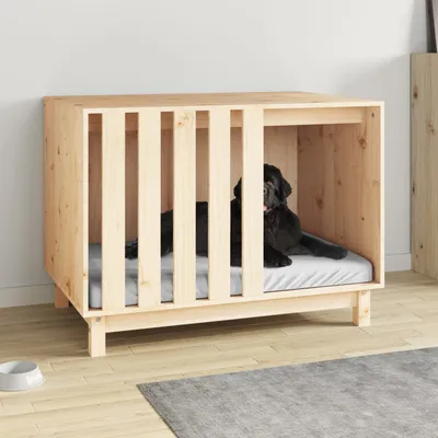 vidaXL maison pour chien Bois de pin