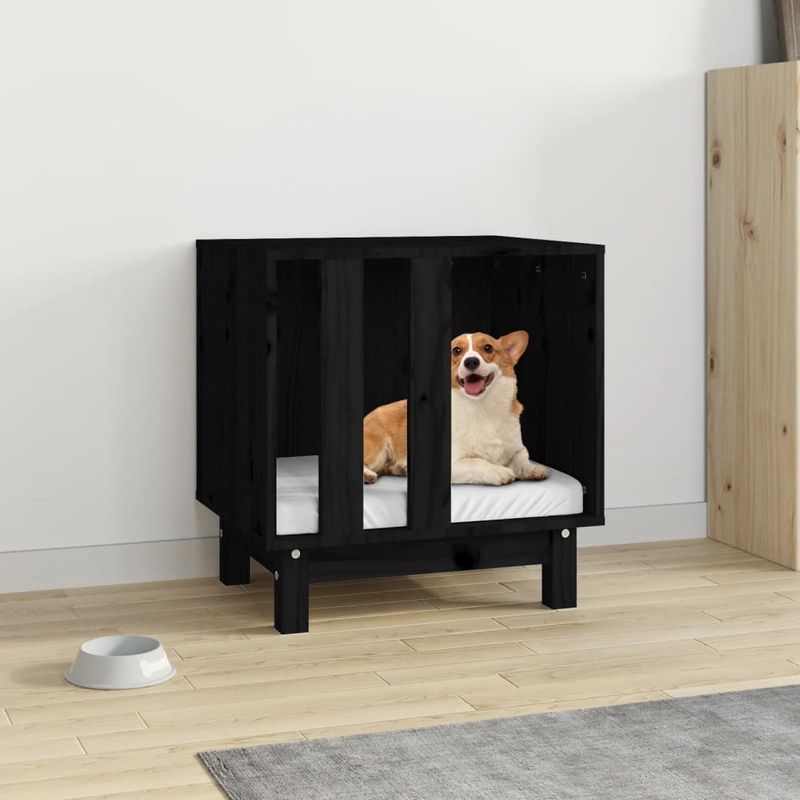 vidaXL maison pour chien Bois de pin