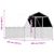 vidaXL cage pour chien Acier