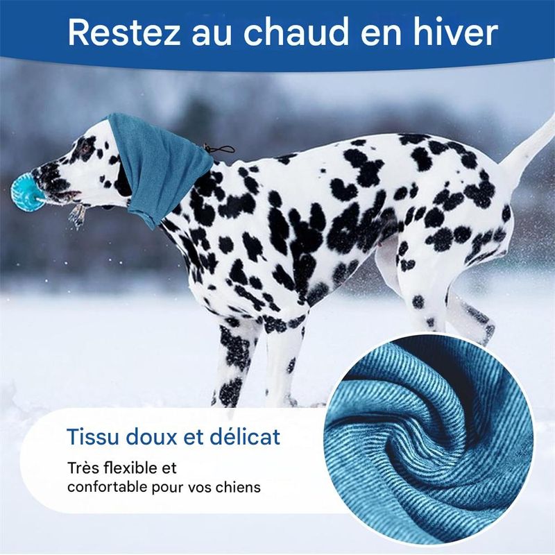 IntiMeg Cache-oreilles Doux et Anti-bruit pour chiens