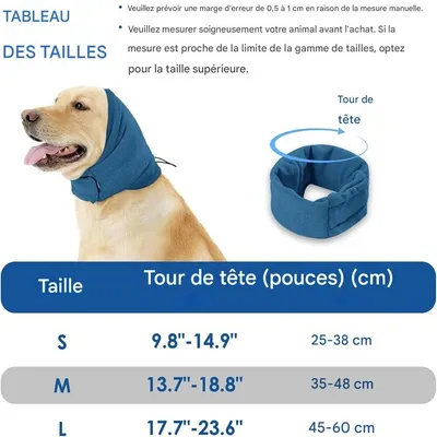 IntiMeg Cache-oreilles Doux et Anti-bruit pour chiens
