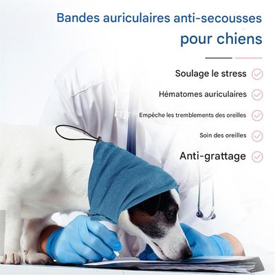 IntiMeg Cache-oreilles Doux et Anti-bruit pour chiens
