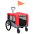 vidaXL remorque de vélo pour animaux de compagnie Tissu