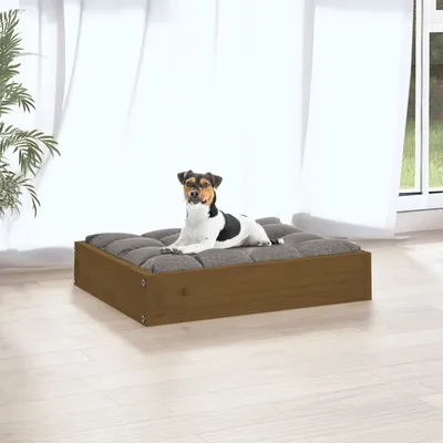 vidaXL lit pour chien Bois de pin massif vidaXL lit pour chien Bois de pin massif