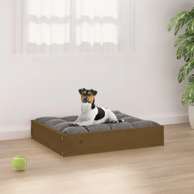 vidaXL lit pour chien Bois de pin massif vidaXL lit pour chien Bois de pin massif