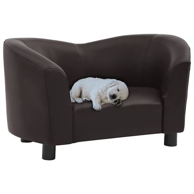 vidaXL canapé pour chien Faux cuir