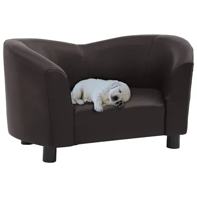 vidaXL canapé pour chien Cuir artificiel vidaXL canapé pour chien Cuir artificiel