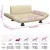 vidaXL lit pour chien Tissu vidaXL lit pour chien Tissu