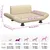 vidaXL lit pour chien Tissu vidaXL lit pour chien Tissu