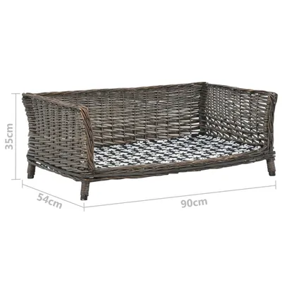 vidaXL panier pour chiens Osier vidaXL panier pour chiens Osier