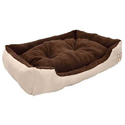 vidaXL lit pour chiens Tissu