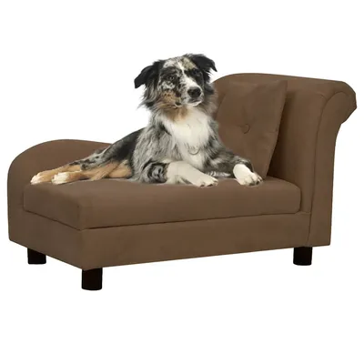 vidaXL canapé pour chien Peluche vidaXL canapé pour chien Peluche