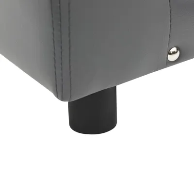 vidaXL canapé pour chien Cuir artificiel