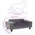 vidaXL canapé pour chien Cuir artificiel