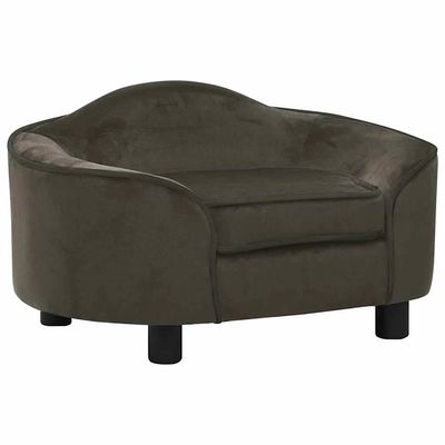 vidaXL canapé pour chien Peluche