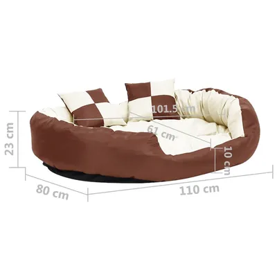 vidaXL coussin pour chien Tissu vidaXL coussin pour chien Tissu