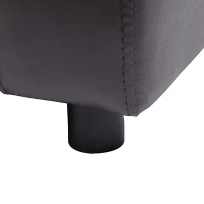 vidaXL canapé pour chien Cuir artificiel