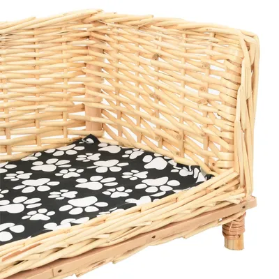 vidaXL panier pour chiens Osier