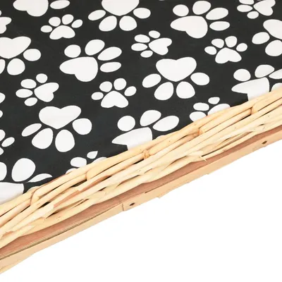 vidaXL panier pour chiens Osier