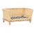 vidaXL panier pour chiens Osier