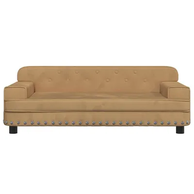 vidaXL lit pour chien Velours