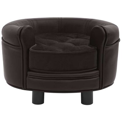 vidaXL canapé pour chien Faux cuir
